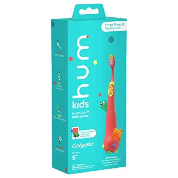 Colgate hum Smart Manual Kids Toothbrush, hum Kids Toothbrush With Phone Stand - Image 9