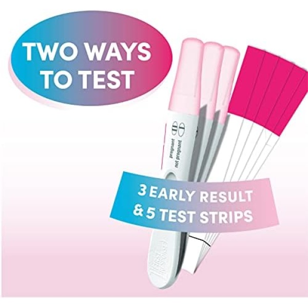 FIRST RESPONSE Comfort Check Pregnancy Test, 8 Count, Pink & White - Image 7