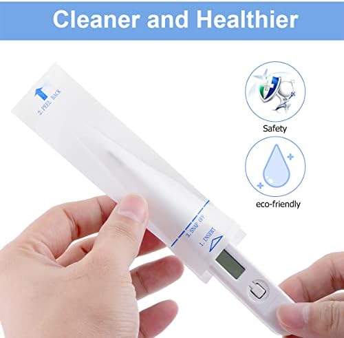 HEALLILY 200pcs Disposable Thermometer Covers Thermometers Sleeves Covers - Image 2