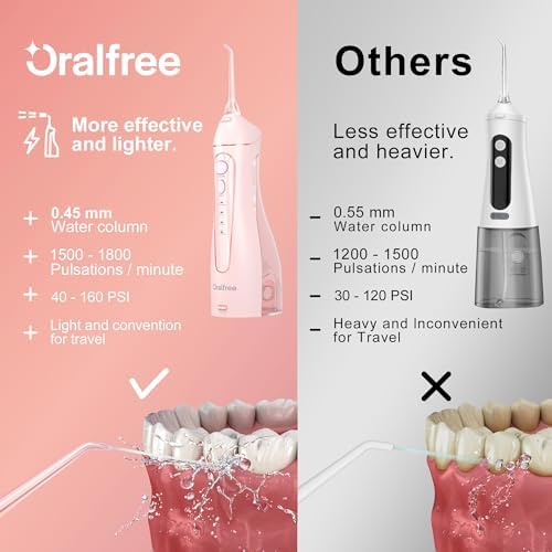 Water Dental flosser for Teeth Cleaning - Oralfree Braces Care, Cordless - Image 2