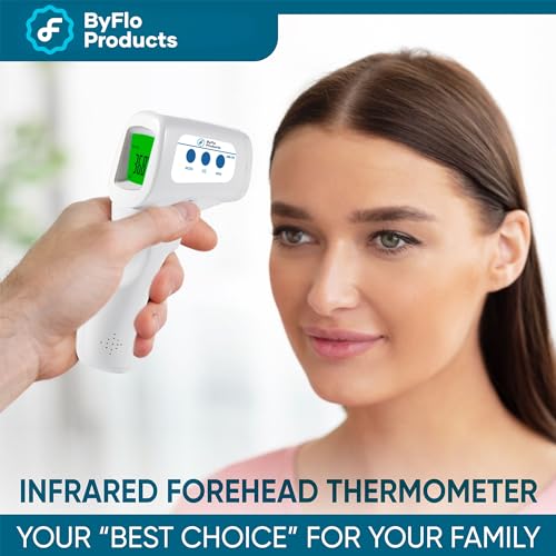 ByFloProducts, Forehead Thermometer, Non Touch Digital Thermometer for Adult and - Image 2