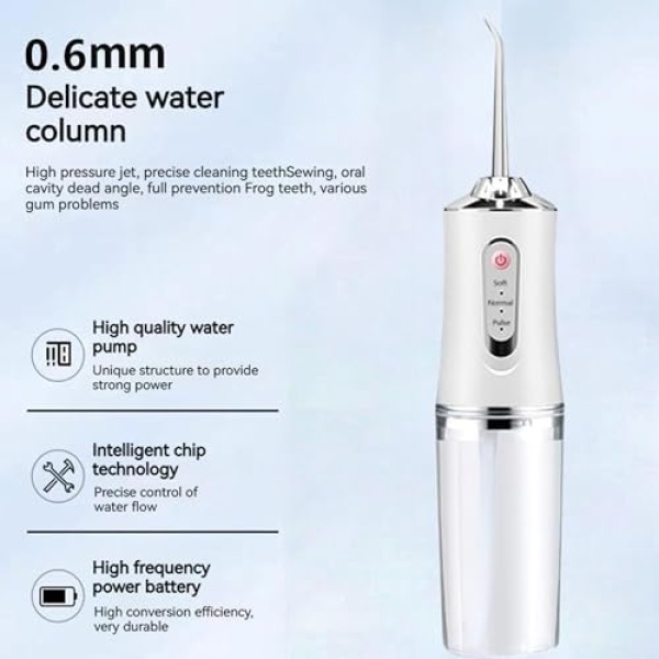 Nebula-X Water-Flosser-Teeth-Cleaner, Rechargeable - Waterproof, Portable - Image 2