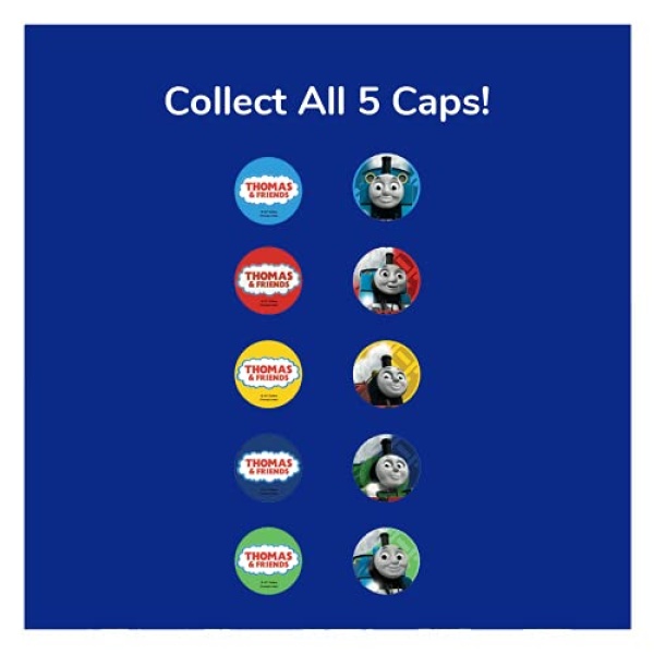 Brush Buddies Thomas & Friends Toothbrush with Cap, Blue (Pack of 1) - Image 3