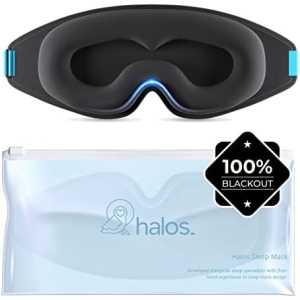 100% Blackout Sleep Masks for Women & Men - Zero Eye Pressure Eye Mask