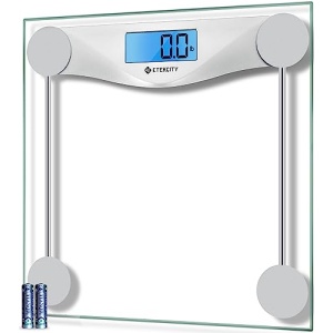 Etekcity Digital Bathroom Body Weight Scale, High Precision Smart Step-on