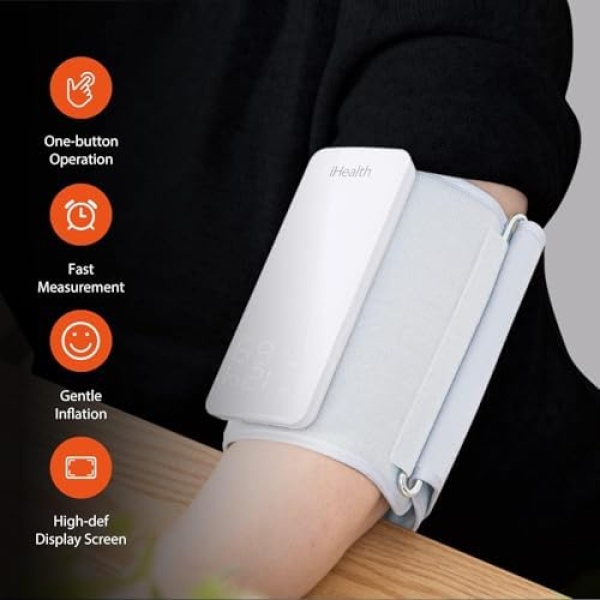 iHealth Neo Wireless Blood Pressure Monitor, Upper Arm Cuff, Bluetooth Blood - Image 6