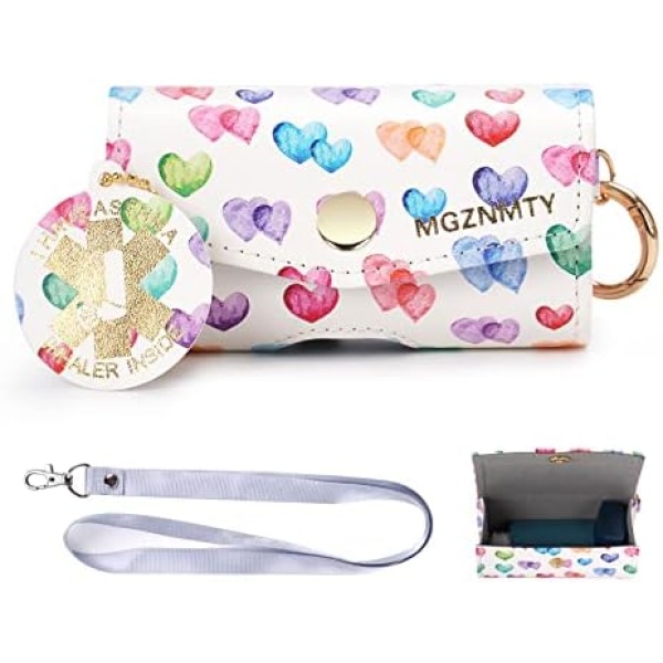 MGZNMTY Asthma Inhaler Holder Case, Storage and Travel Handy Inhaler Bag