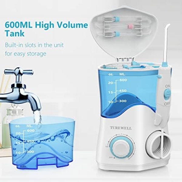 Water Dental Oral Irrigator for Teeth/Braces,10 Pressure Levels Water Teeth - Image 6