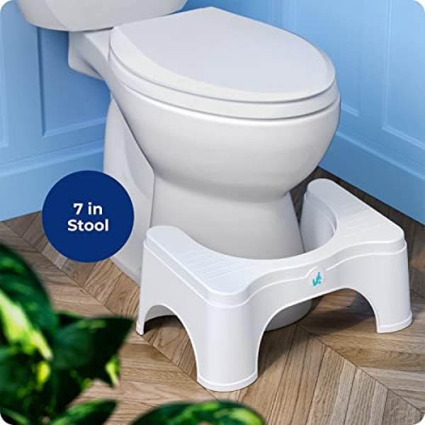 Squatty Potty Original Toilet Stool 2.0 Base 7", White, 1 Count - Image 7