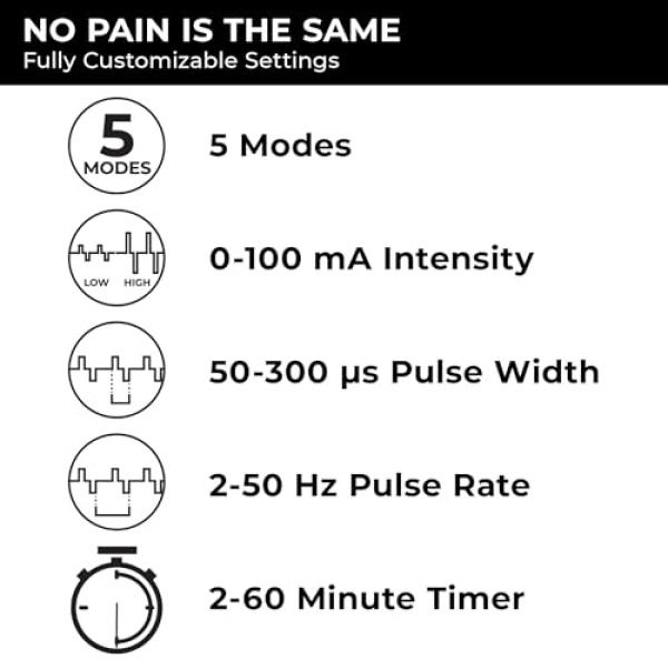 TENS 7000 Digital TENS Unit with Accessories - TENS Unit Muscle Stimulator - Image 7