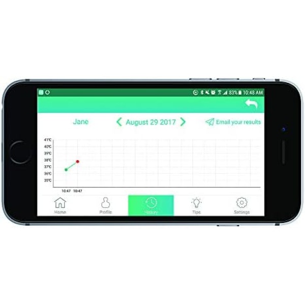 BIOS Diagnostics Instant Response Ear Thermometer with Bluetooth™ - Image 6