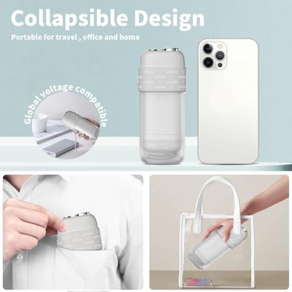 JIMOK Portable Water Flosser Mini Cordless Portable Oral Irrigator Water Teeth - Image 3