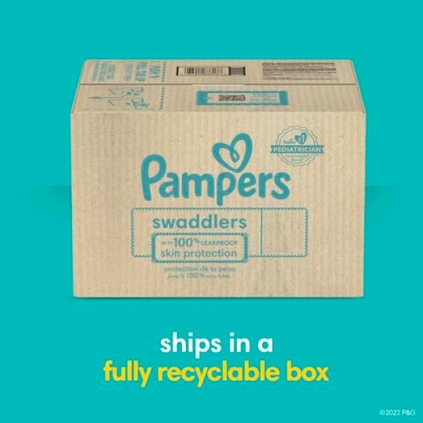 Pampers Swaddlers Diapers - Size 6, One Month Supply (108 Count), Ultra Soft - Image 2
