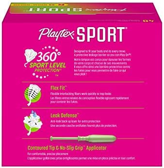 Playtex Sport Tampons, Regular Absorbency, Fragrance-Free - 48ct - Image 2