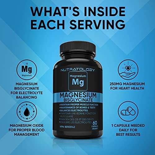 Magnesium Bisglycinate - Relaxes Muscles, Improves Sleep Quality, Enhances Bone - Image 4