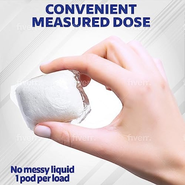 Nature Clean Automatic Dishwasher Pacs, Fragrance-Free, 60 Count - Image 4