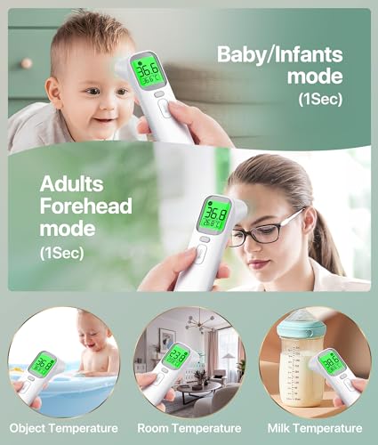 Forehead and Ear Thermometer, Digital Infrared Thermometer for Adults and Kids - Image 6