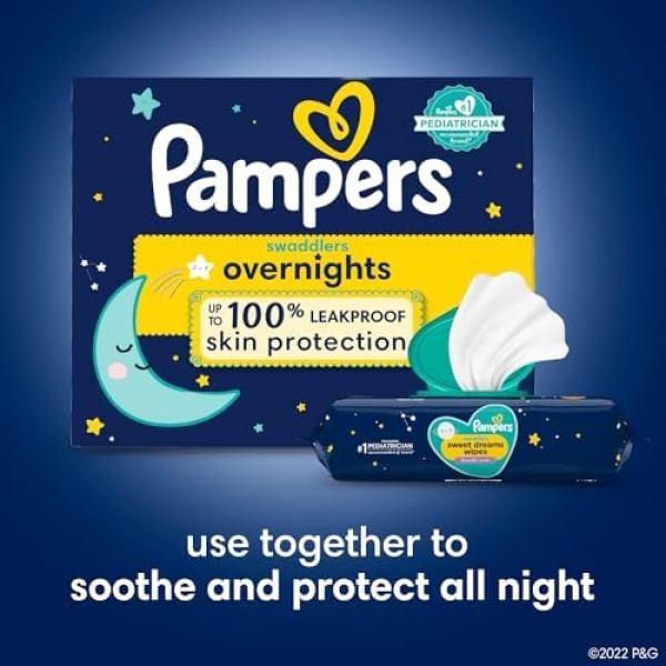 Pampers Swaddlers Overnights Diapers - Size 6, 72 Count, Disposable Baby Diapers - Image 8