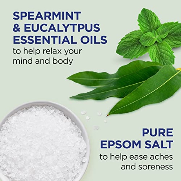 Dr Teal's Pure Epsom Salt, Relax & Relief With Eucalyptus And Spearmint, 3 lb - Image 3