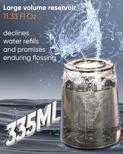 MySmile LP221 Cordless Water Flossers for Teeth 335ML Portable OLED Display - Image 7