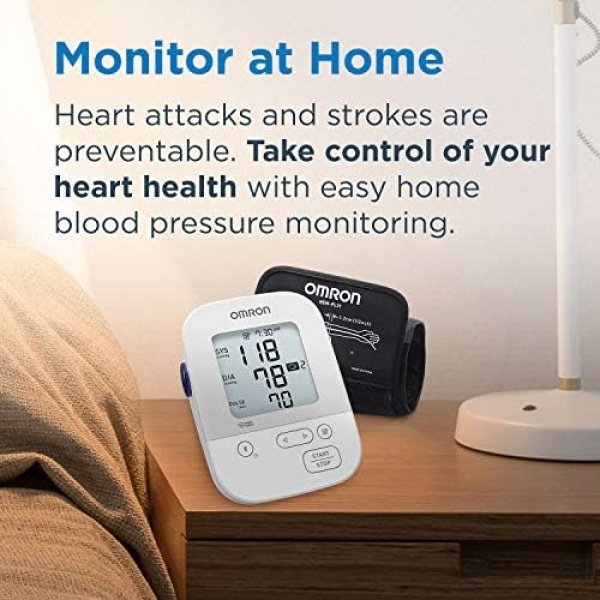 OMRON Silver Blood Pressure Monitor, Upper Arm Cuff, Digital Bluetooth Blood - Image 6