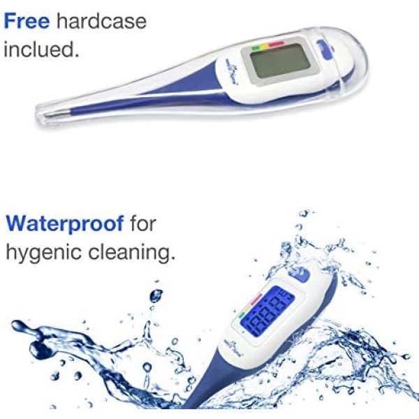 Easy@Home Digital Thermometer for Oral, Rectal or Axillary Underarm Body - Image 4