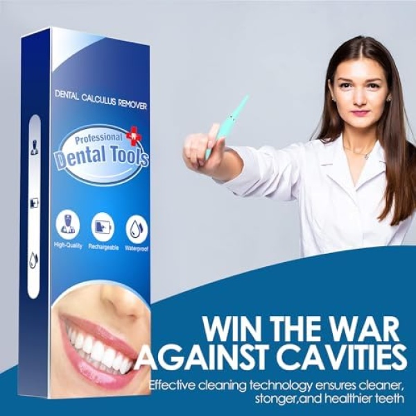 Teeth Cleaner Teeth Cleaning Kit : 5 Modes Teeth Cleaning Tools Rechargeable & - Image 6