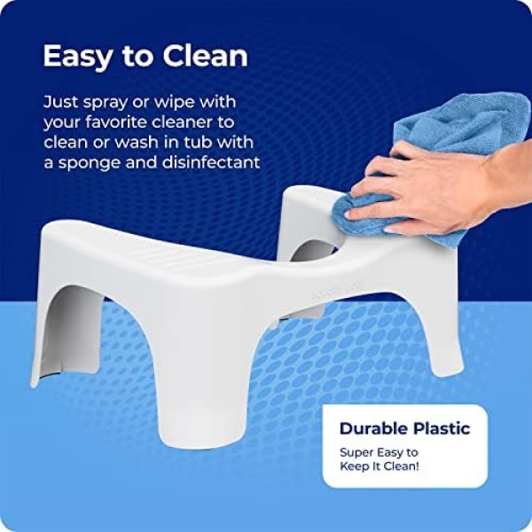 Squatty Potty Simple Toilet Stool, White, 7" - Image 8