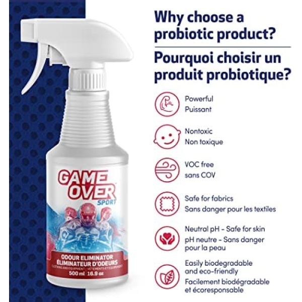 Game Over Sport 2 Pack - Biotech Odor Eliminator Spray - Image 3