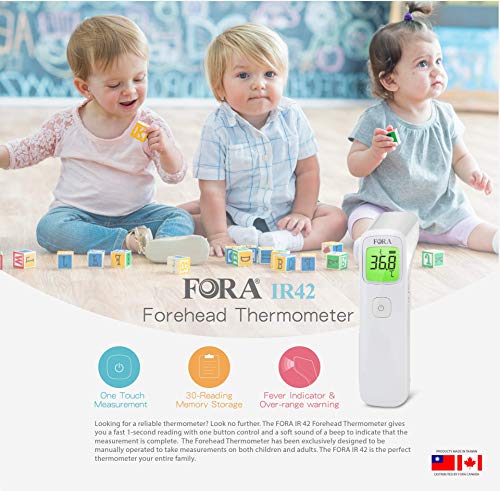 FORA IR42 Forehead Thermometer, Health Canada Licensed, Ship from Vancouver BC - Image 5
