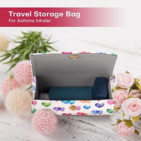MGZNMTY Asthma Inhaler Holder Case, Storage and Travel Handy Inhaler Bag - Image 5