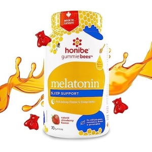 Honibe Melatonin Sleep Support Gummies | Honey-Based Gummies