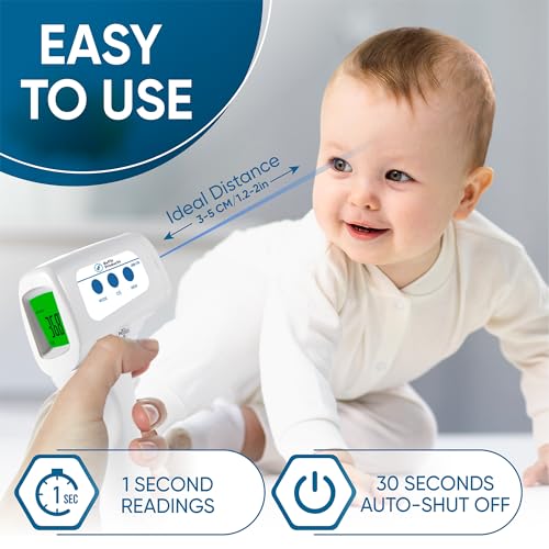 ByFloProducts, Forehead Thermometer, Non Touch Digital Thermometer for Adult and - Image 3