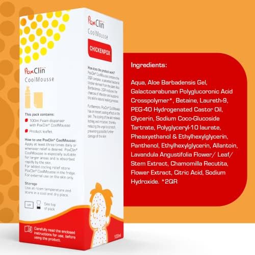 PoxClin CoolMousse Chickenpox Treatment for Children, Relieve Symptoms - Image 2