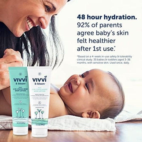 Vivvi & Bloom Gentle 2-in-1 Baby Lotion, Face and Body - Image 5