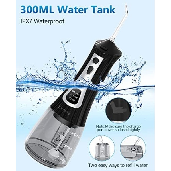 Skeufy Water Flosser for Teeth Cleaner, DIY Setup and 5 Cleaning Modes 6 Jet - Image 5