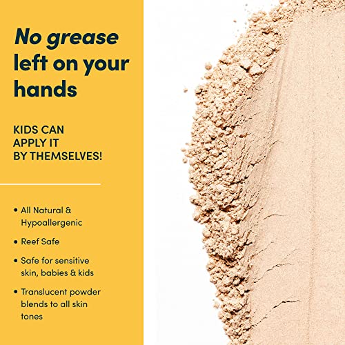 Bada Boom Mineral Translucent Sunscreen Powder, Brush on SPF 50 for Kids - Image 4