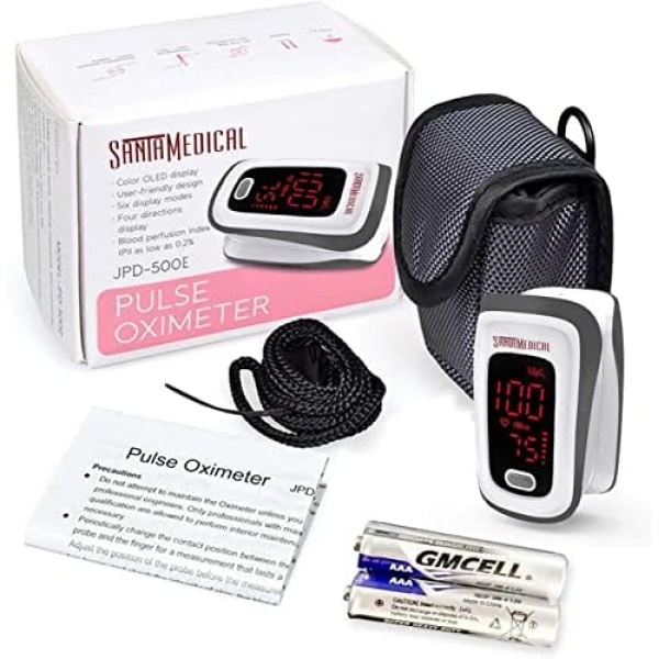 Fingertip Pulse Oximeter, Blood Oxygen Saturation Monitor (SpO2) with Pulse Rate - Image 2