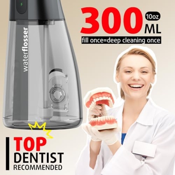 G.CATACC Water Flosser for Teeth, Water Flosser Teeth Cleaning Pick for Brace, - Image 4