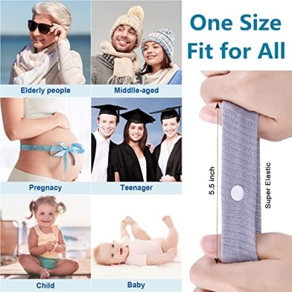 2 Pairs Car Motion Sickness Wristbands Acupressure Nausea Relief Band - Image 6