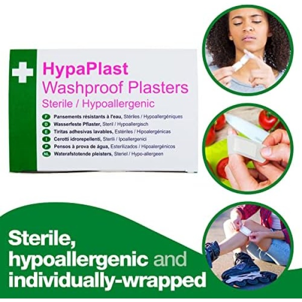 Safety First Aid Group HypaPlast Clear Washproof Assorted (Pack of 100) - Image 3