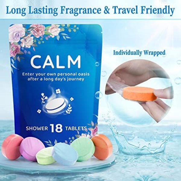 18-Pack Shower Steamers Aromatherapy-Shower Bath Bombs - Image 2