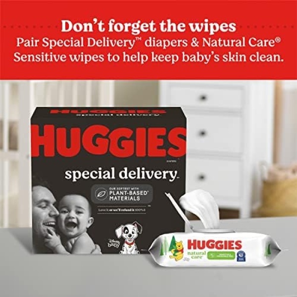 Huggies Special Delivery Hypoallergenic Baby Diapers Size 3 (16-28 lbs), 156 Ct, - Image 12
