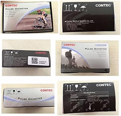 CONTEC LED CMS50M Pulse Oximeter,SpO2 and PR Value Waveform Blood Oxygen, - Image 8