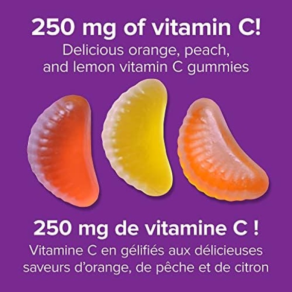 Webber Naturals Vitamin C Gummy 125 mg, 120 Gummies, For Bones, Teeth - Image 5