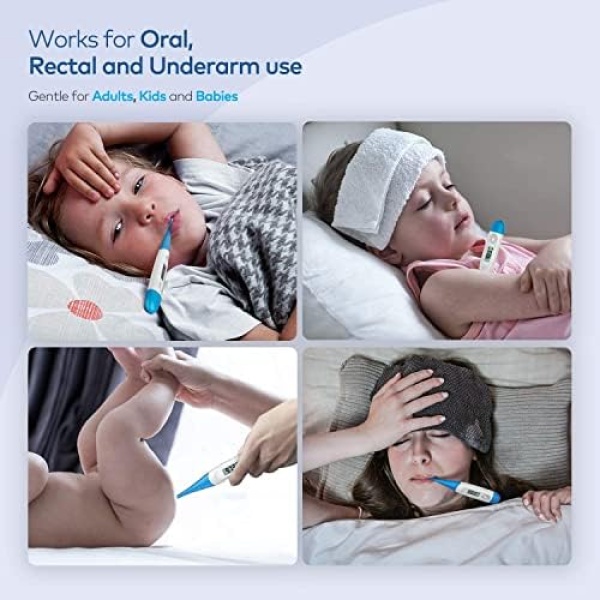 Boncare Thermometer for Adults, Digital Oral Thermometer for Fever - Image 3