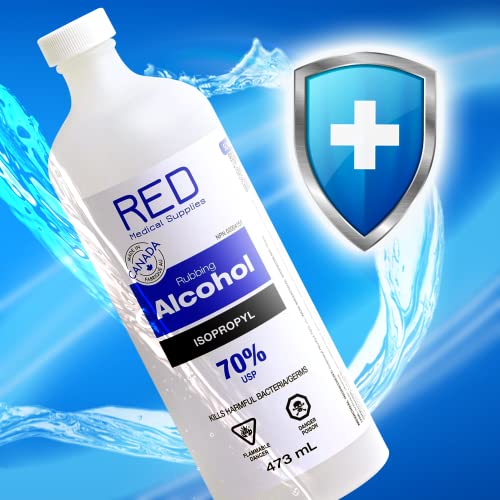 2 Bottles Isopropyl Alcohol 70 Percent Sterilization Solution 473mL (IPA) - Image 9