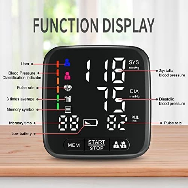 Wrist Blood Pressure Monitor, Tovendor Home Automatic Blood Pressure Cuff Wrist - Image 6