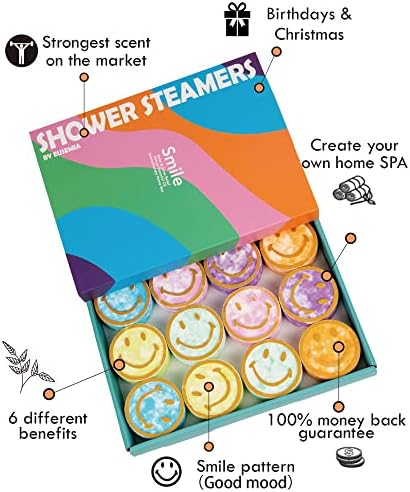 Shower Bombs Steamers Gifts for Women-EUSEMIA 12 Pcs Scented Aromatherapy Shower - Image 4