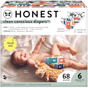 The Honest Company Clean Conscious Diapers | Plant-Based, Sustainable | Beary